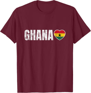 Ghana T-Shirt - T-Shirt | Maroon
