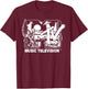 Mademark x MTV - Cryptid-Filled MTV Logo Feat. Bigfoot, UFO, & Nessie Sketch T-Shirt - T-Shirt | Maroon