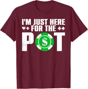 Cool Poker Lover Women Card Casino Player Gambler Small T-Shirt - T-Shirt | Maroon