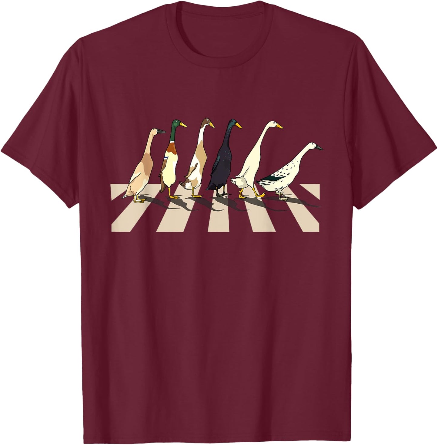 The Gooses Cute Ducks Love Animals Classic Arts Music Bands T-Shirt - T-Shirt | Maroon