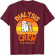 Halloween Dialysis Technician Nurse Crew We're Renal Scary T-Shirt - T-Shirt | Maroon