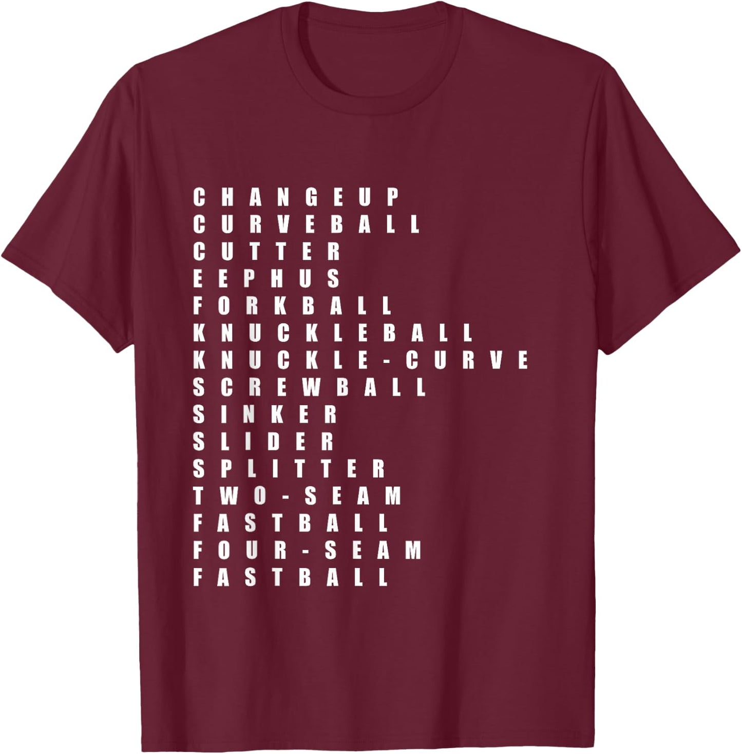 Pitcher Baseball Apparel - Baseball T-Shirt - T-Shirt | Maroon