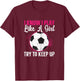 Soccer Girl Soccer Player T-Shirt - T-Shirt | Maroon