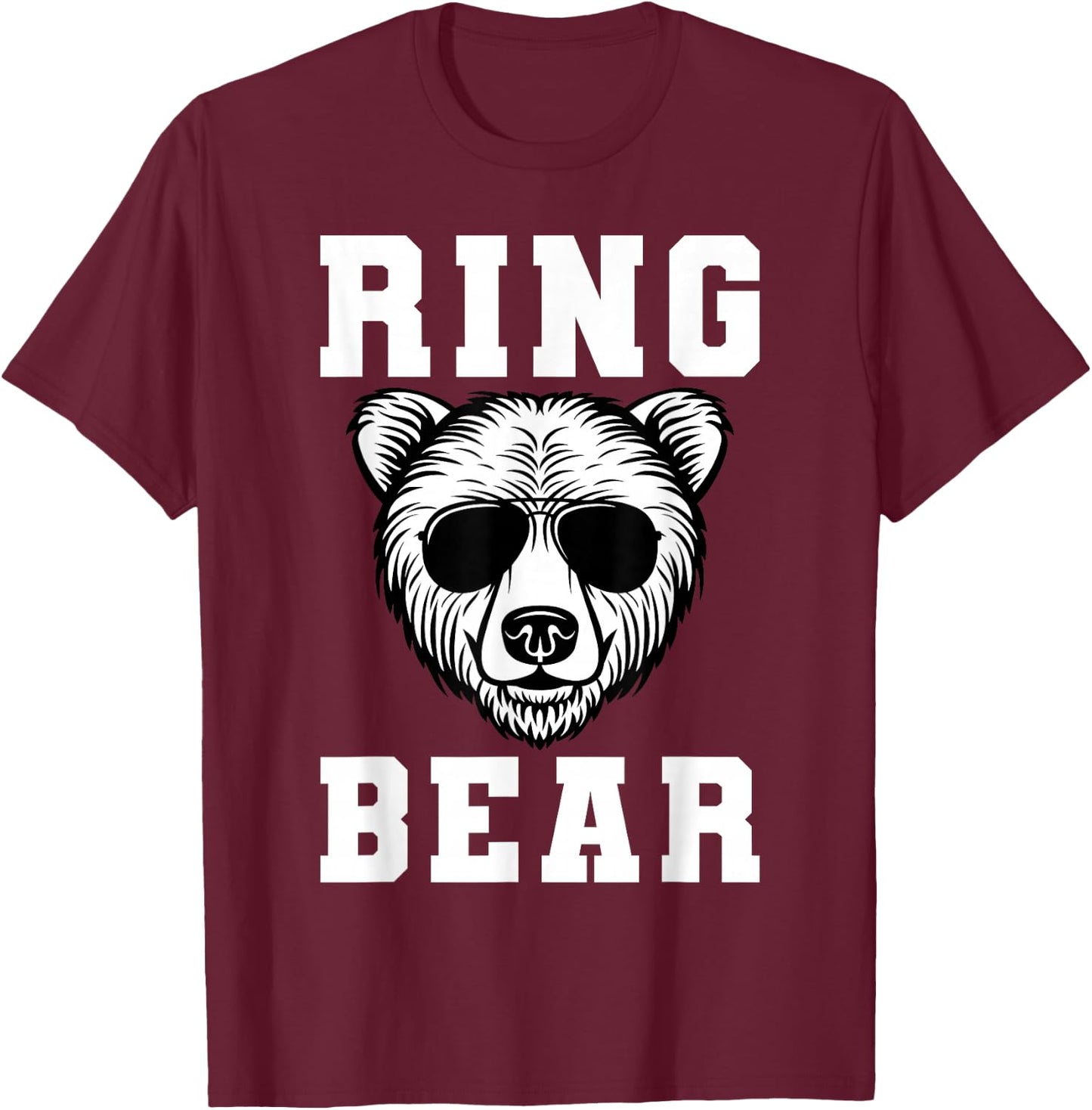 Ring Bear Ring Bear Ring T-Shirt - T-Shirt | Maroon
