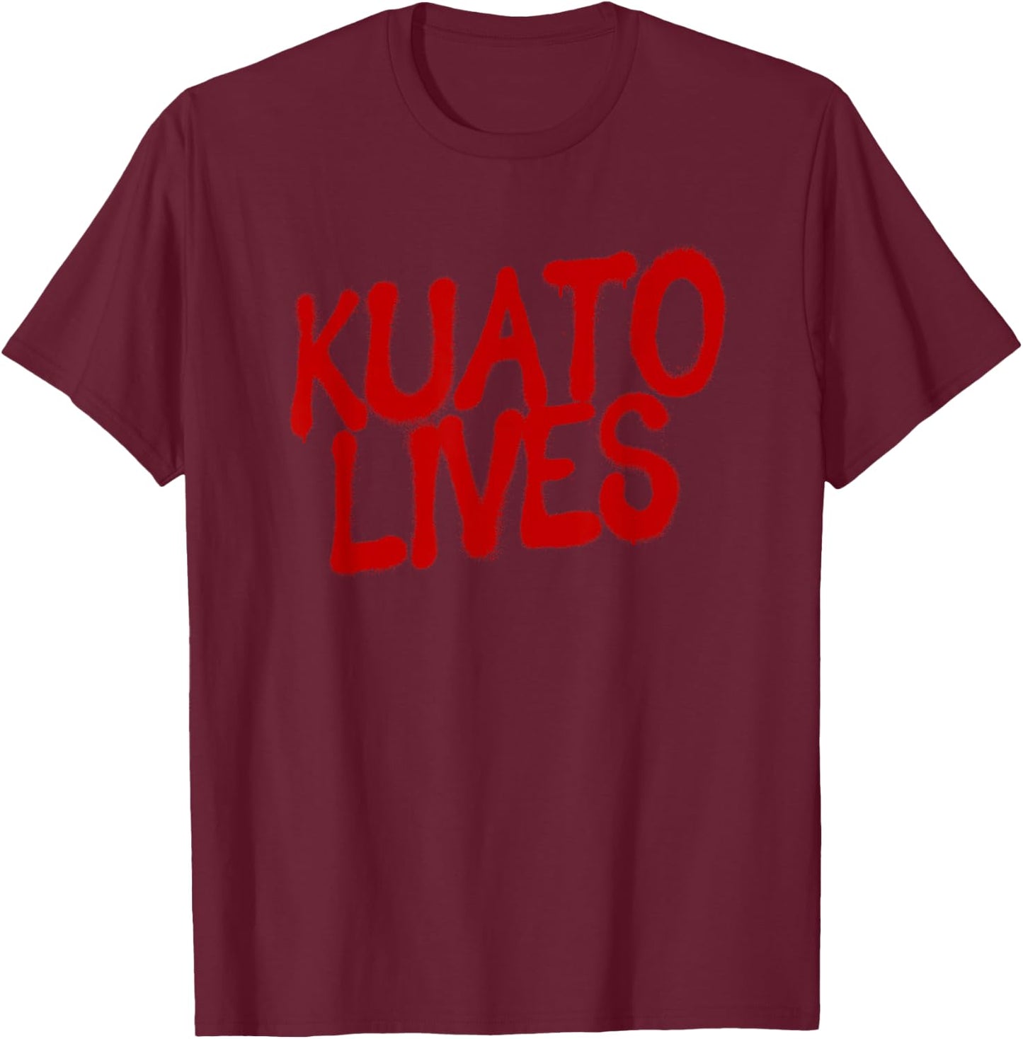 Meta Cortex Kuato Lives Quote - Black, Small, Classic Fit, , Short Sleeve, -Adults T-Shirt - T-Shirt | Maroon