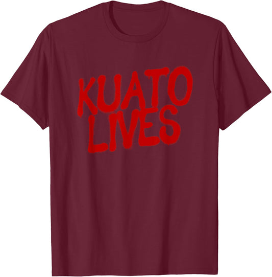 Meta Cortex Kuato Lives Quote - Black, Small, Classic Fit, , Short Sleeve, -Adults T-Shirt - T-Shirt | Maroon