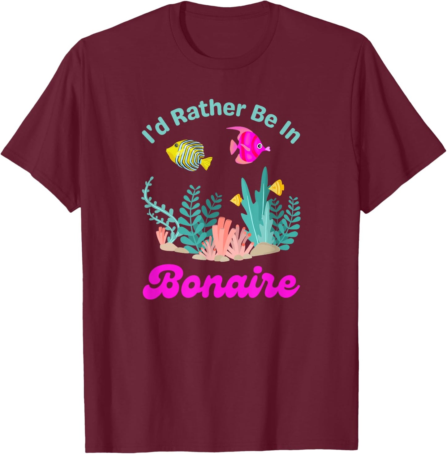 Bonaire Beach Vacation Scuba Diving Snorkeling Women's T-Shirt - T-Shirt | Maroon