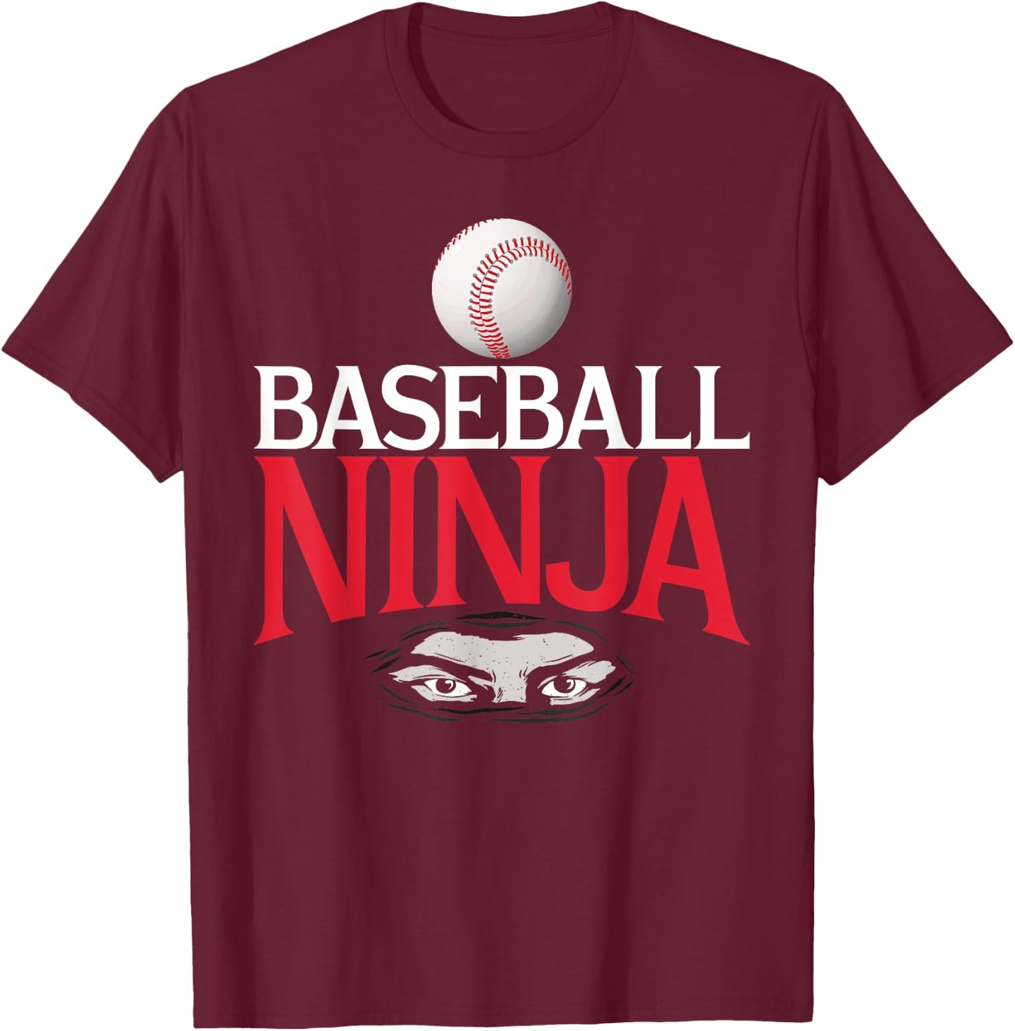 Baseball Ninja T-Shirt - T-Shirt | Maroon