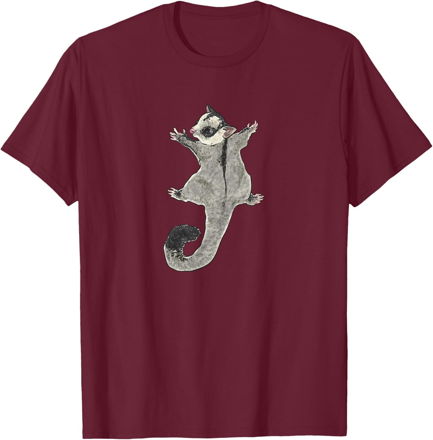 Sugar Glider T-Shirt - T-Shirt | Maroon