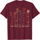 Fruits Of The Spirit Galatians 5-22 Christian Flower T-Shirt - T-Shirt | Maroon