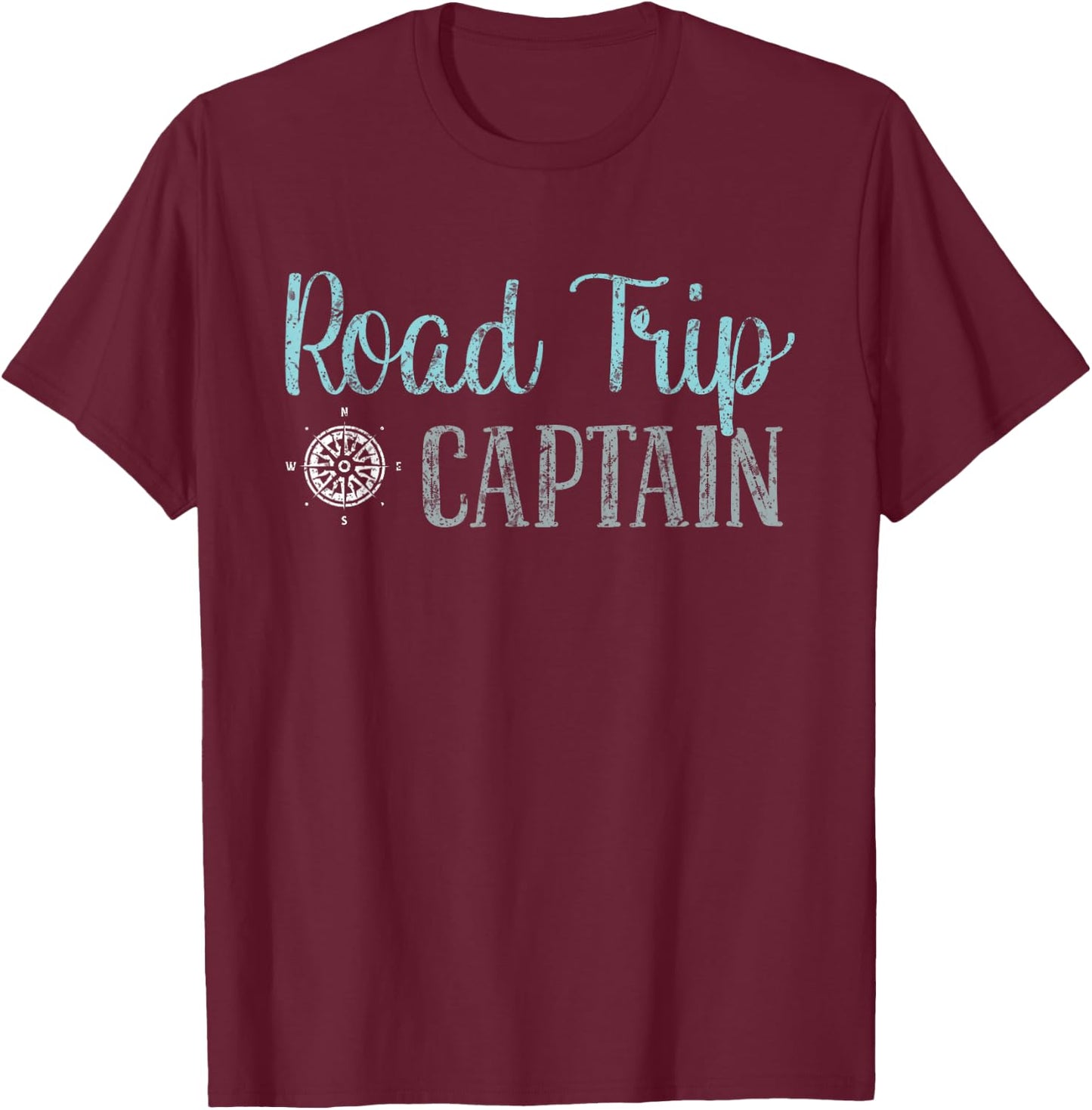 Road Trip Captain Road Trip T-Shirt - T-Shirt | Maroon