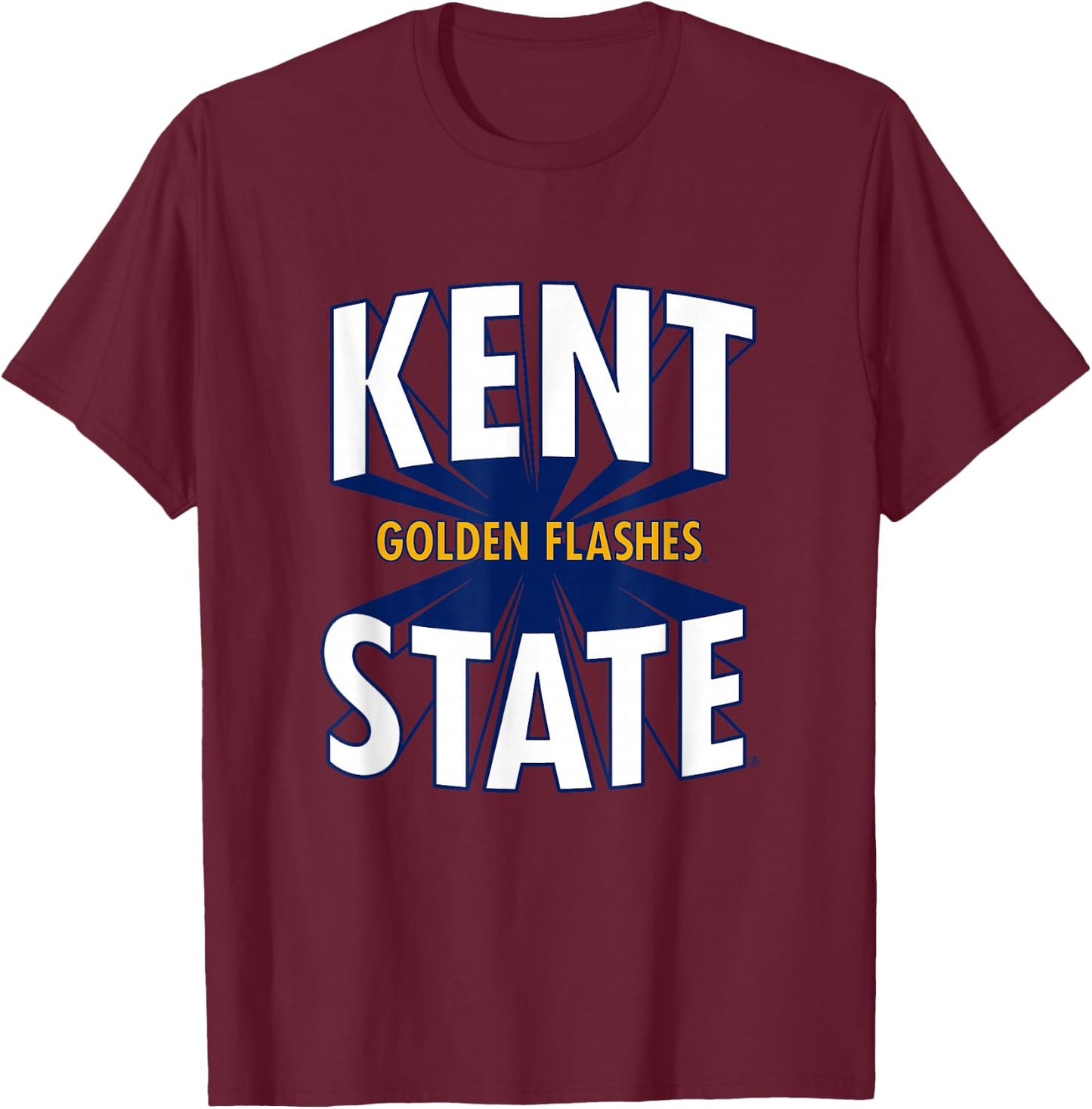 Kent State Golden Flashes | NCAA University Merch | 19KSTRAY T-Shirt - T-Shirt | Maroon