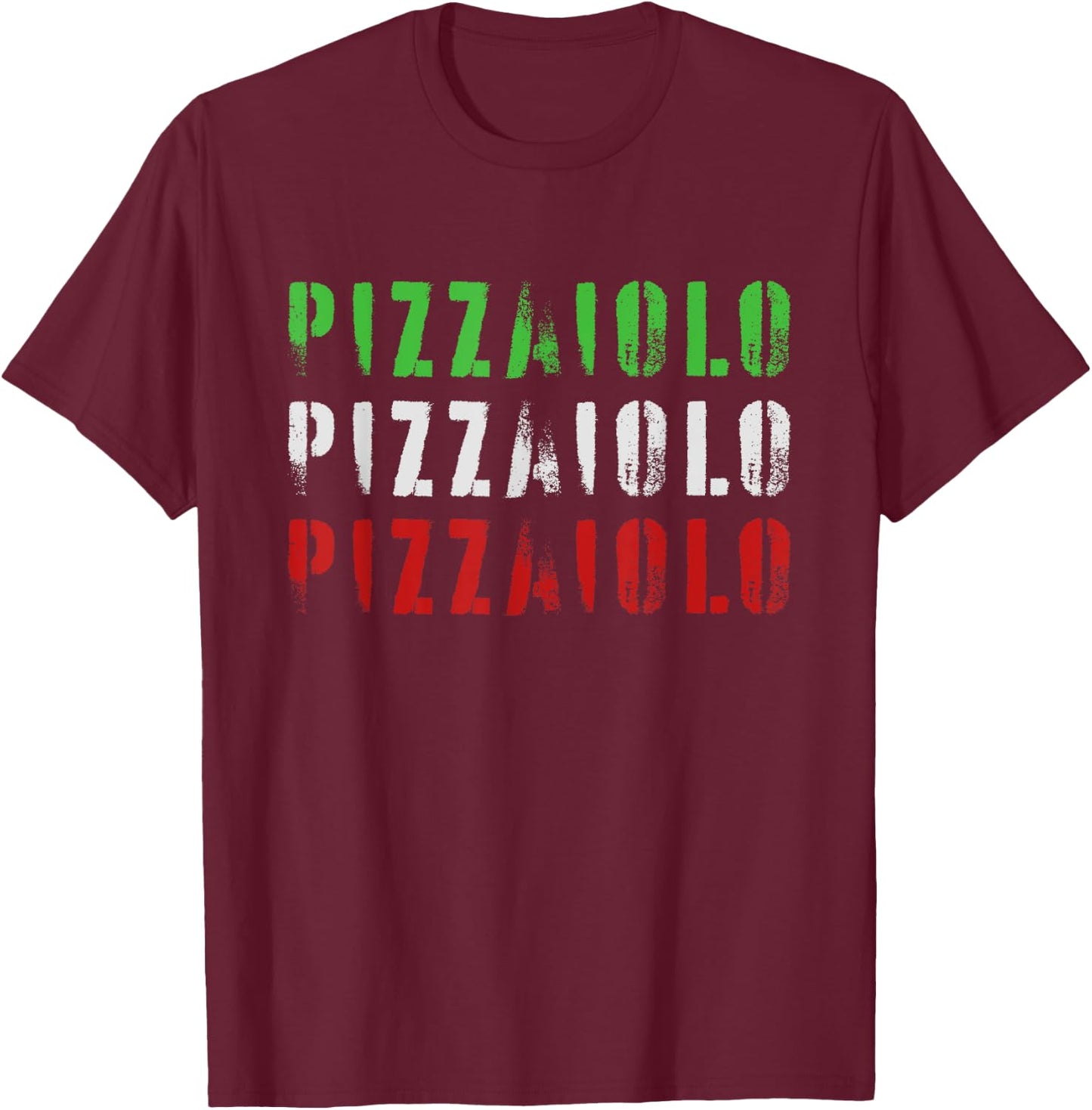 Pizzaiolo - Best Pizza Baker - Bella Italia T-Shirt - T-Shirt | Maroon