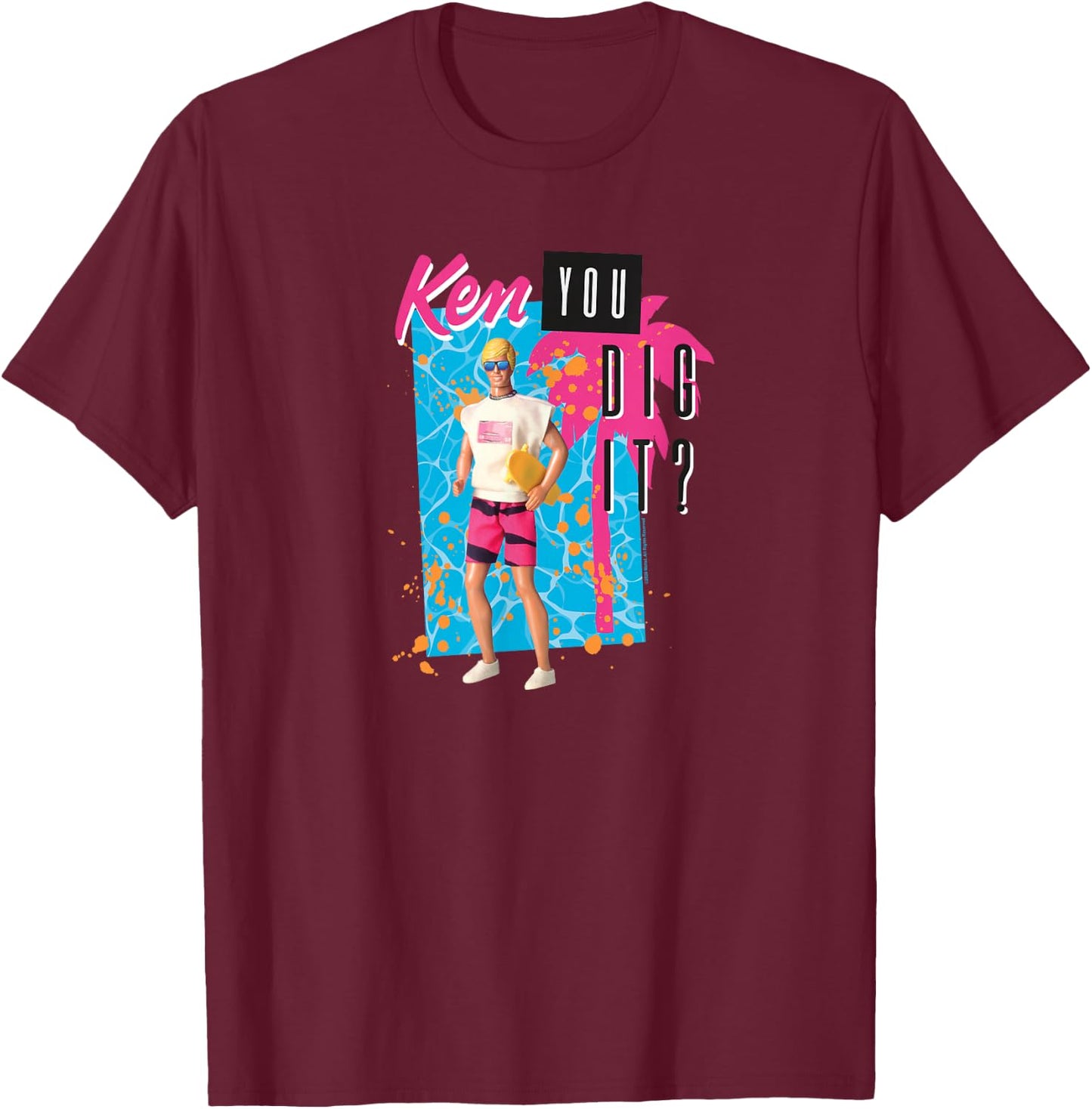 Barbie - Ken You Dig It? T-Shirt - T-Shirt | Maroon