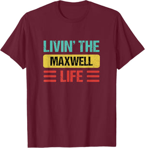 Maxwell Name T-Shirt - T-Shirt | Maroon