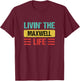 Maxwell Name T-Shirt - T-Shirt | Maroon