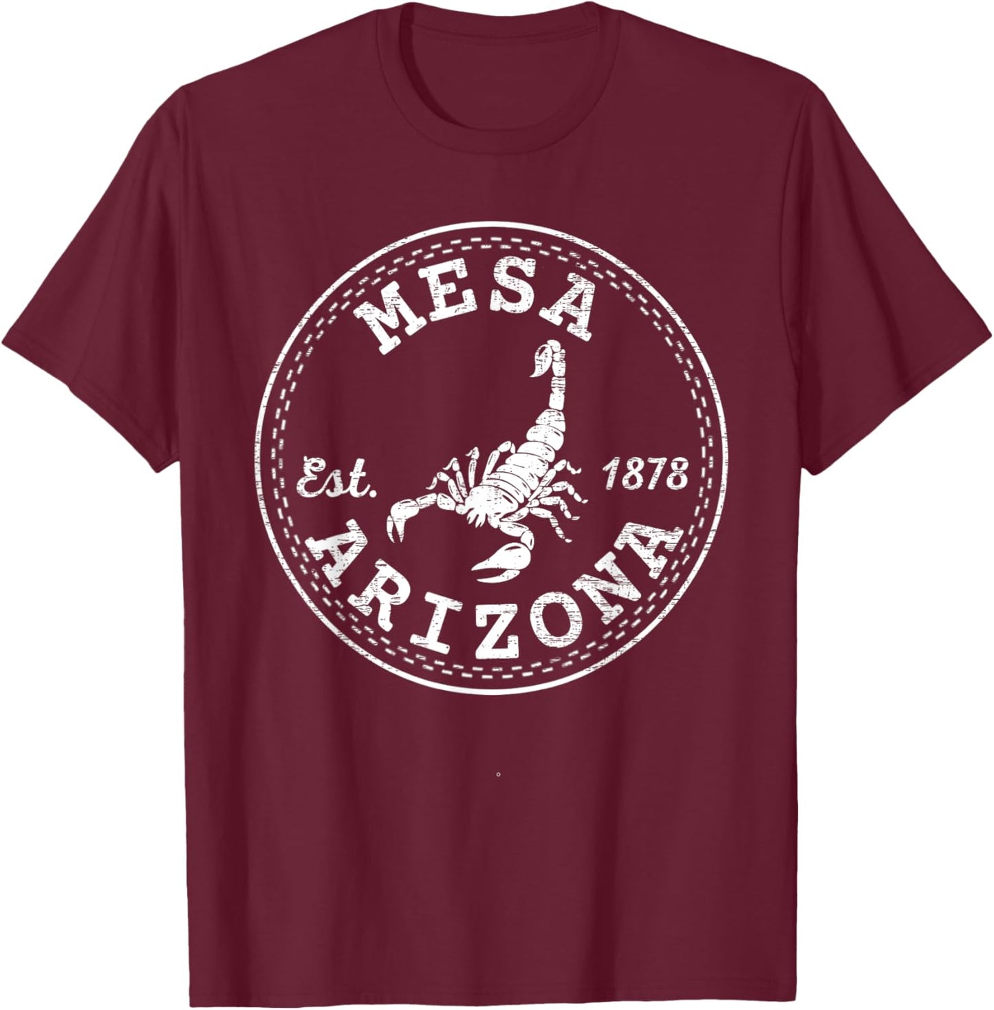 Mesa Arizona Retro Vintage AZ T-Shirt - T-Shirt | Maroon