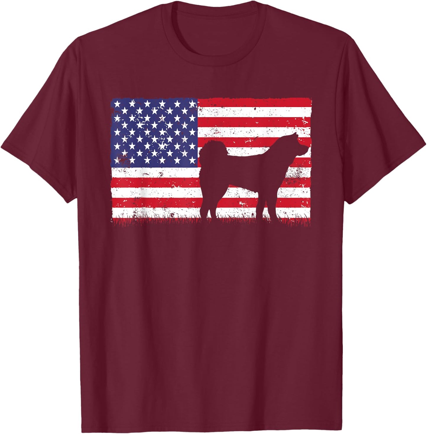 Cool Akita Design Women Akita Inu Lovers Breed Dog T-Shirt - T-Shirt | Maroon