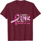I Wear Pink For My Mother-In-Law Breast Cancer Awareness T-Shirt - T-Shirt | Maroon