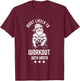 Most Likely To Work Out With Santa Red Family Xmas Holiday T-Shirt - T-Shirt | Maroon