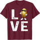 I Love Potatoes Vegetable Funny Potato In Sunglusses T-Shirt - T-Shirt | Maroon