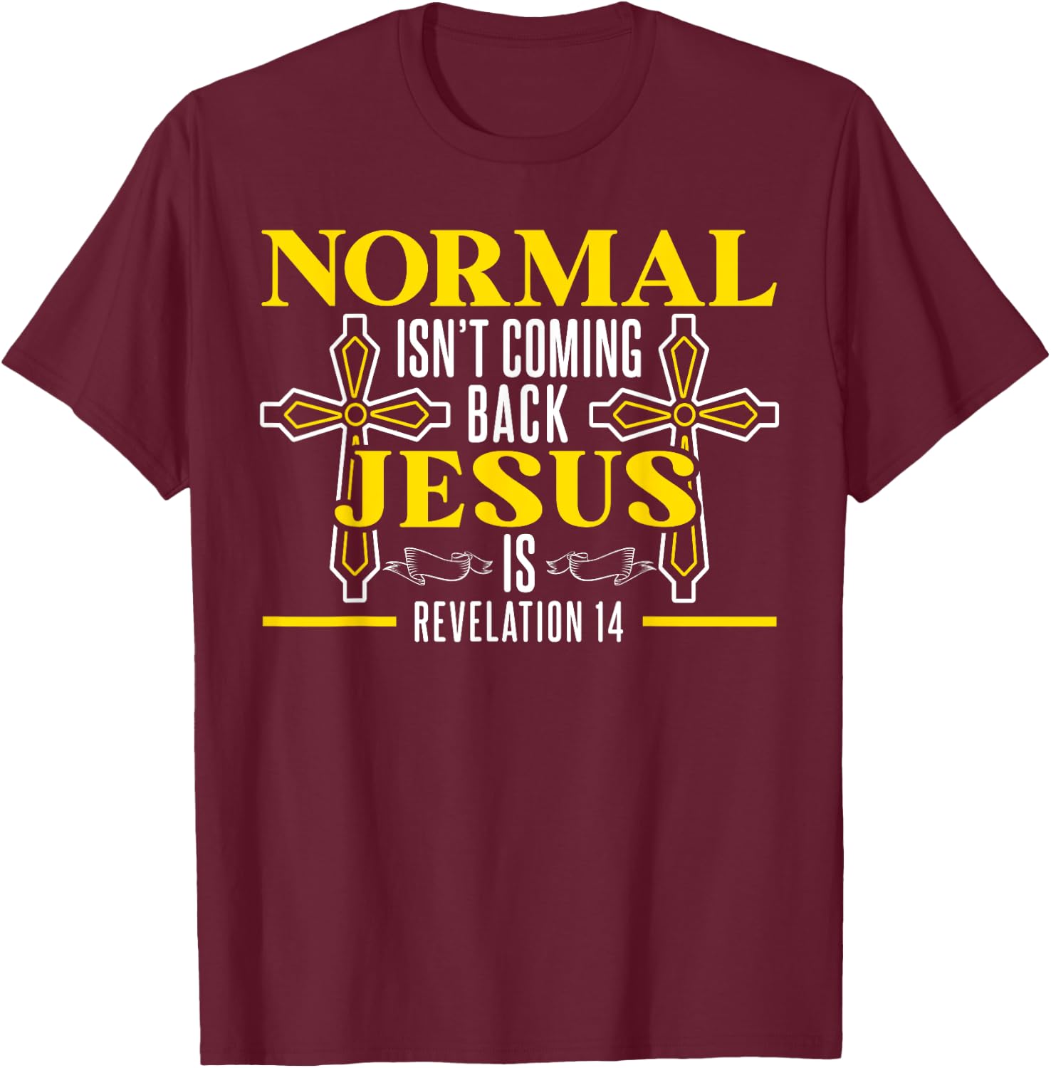 Bible Jesus Christ Religious Pastor Christian Believer T-Shirt - T-Shirt | Maroon