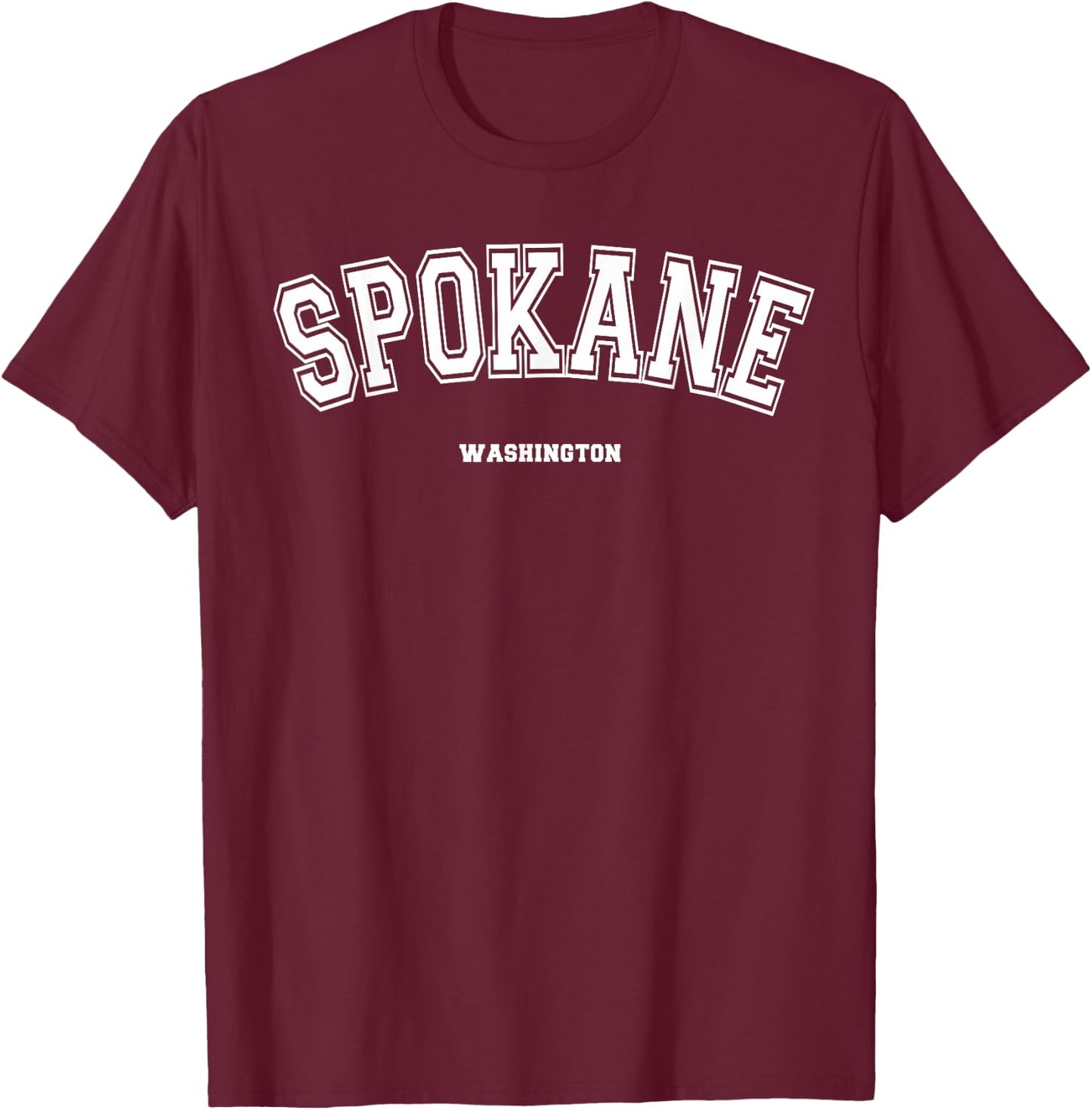 Spokane Washington T-Shirt - T-Shirt | Maroon