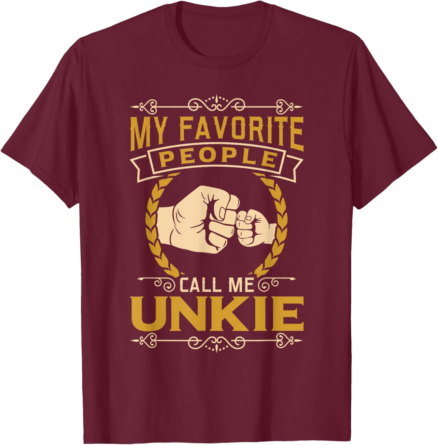 and Unkie T-Shirt - T-Shirt | Maroon