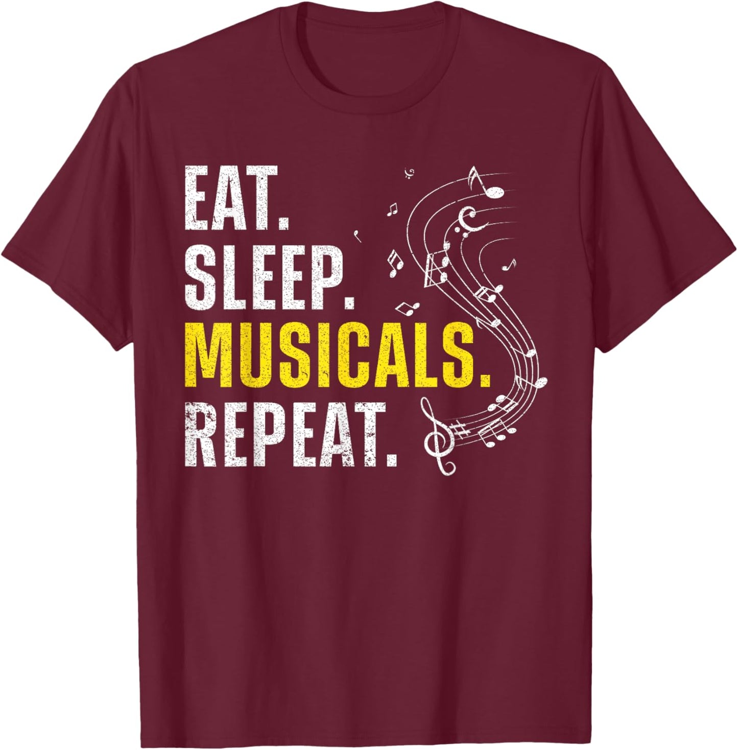 Cool Musical Design Women Broadway Musical Theatre T-Shirt - T-Shirt | Maroon