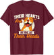 Their Hearts Are As Big As Their Heads - Pitbull Dog Owner Women Kids T-Shirt - T-Shirt | Maroon