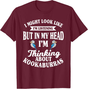 Kookaburra Kingfisher Birdwatcher Ornithologist Breeder T-Shirt - T-Shirt | Maroon