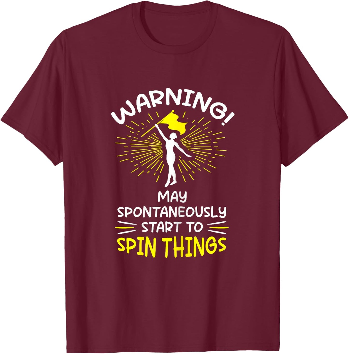 Colorguard Funny Marching Band Gymnastics Dance T-Shirt - T-Shirt | Maroon