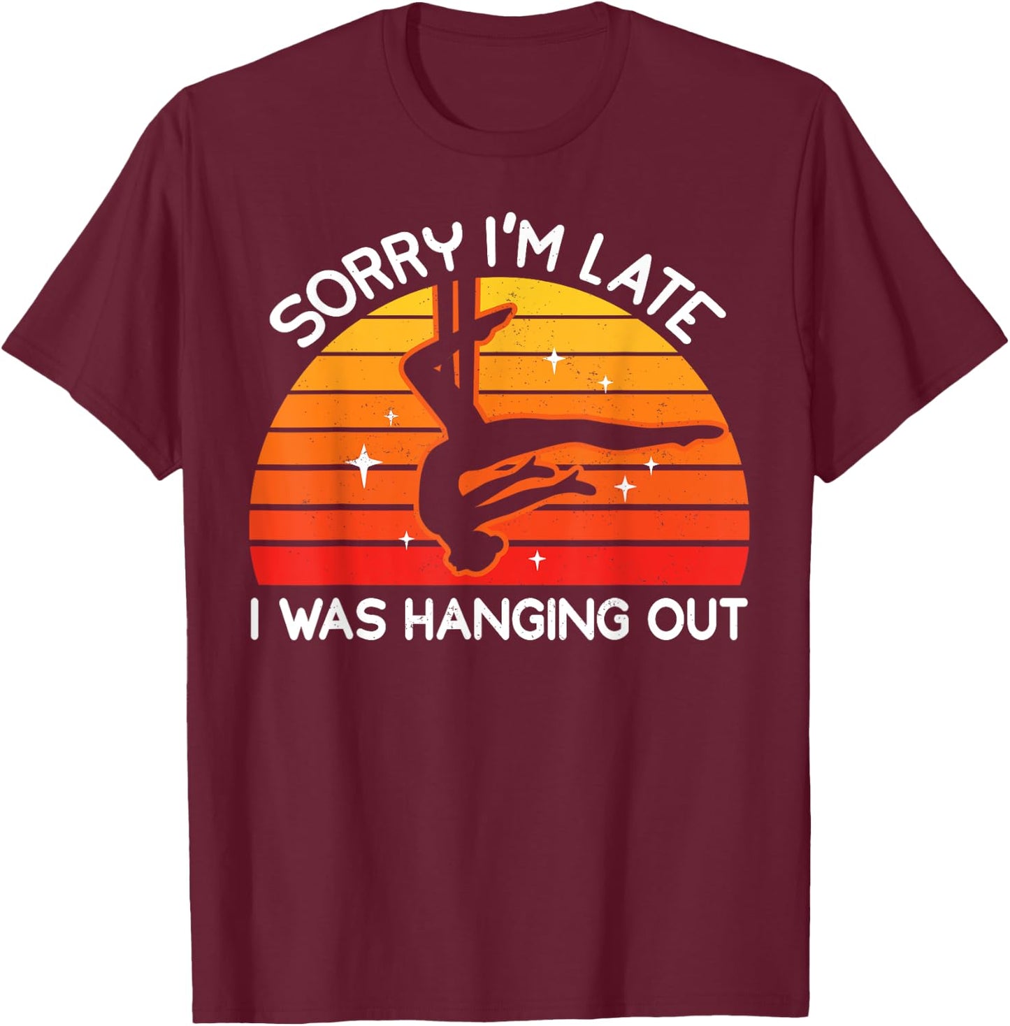 Aerialist Aerial Silks Acrobatics Air Yoga T-Shirt - T-Shirt | Maroon
