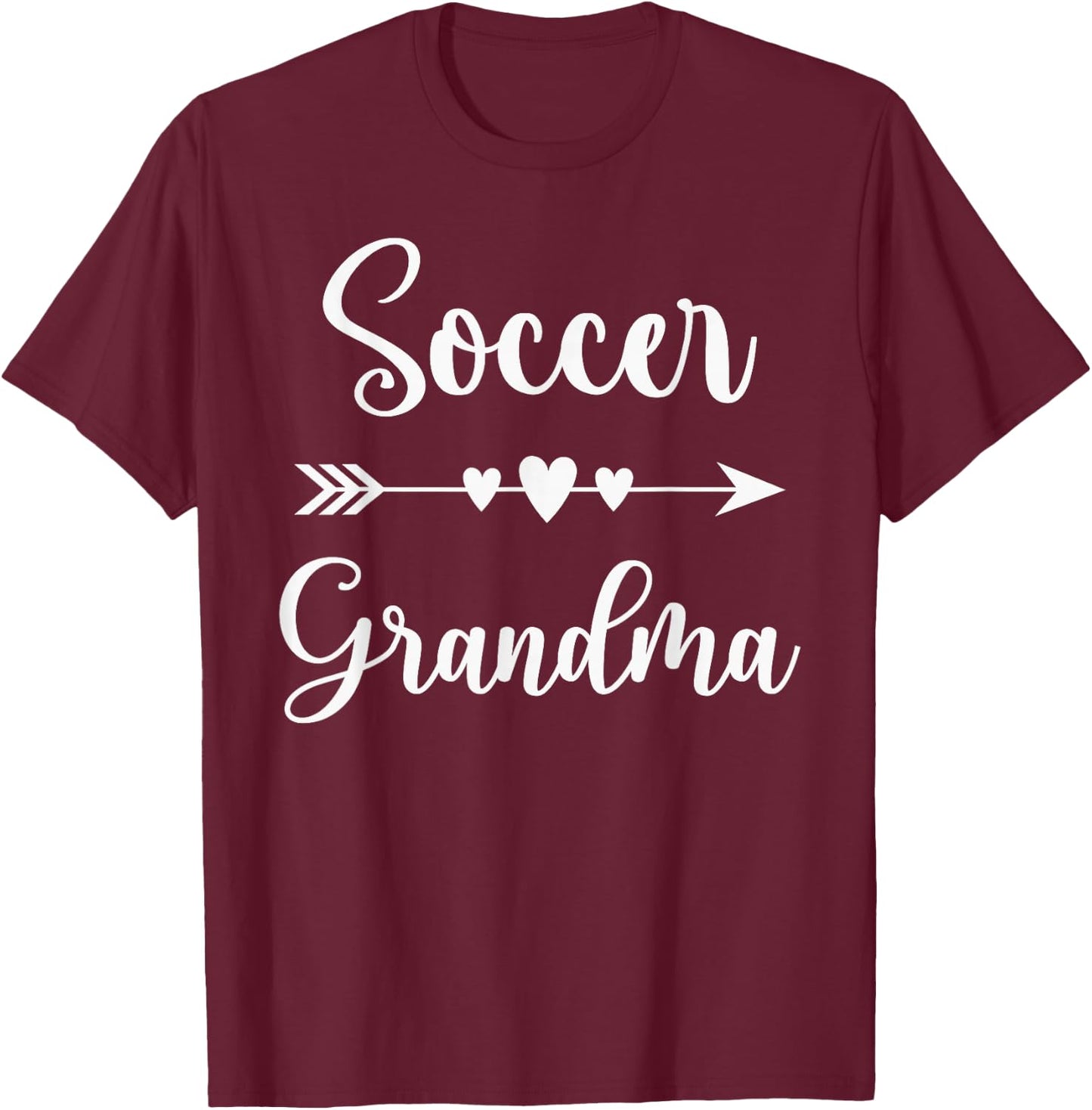 Soccer Grandma Soccer Game Day Cheer Grandma T-Shirt - T-Shirt | Maroon