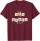 Scrabble It's All Fun And Games Vintage Tile Logo T-Shirt - T-Shirt | Maroon