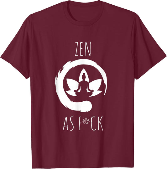ZEN As FCK T-Shirt - T-Shirt | Maroon