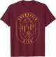 Snowbasin Mountains Utah Hiking Outdoors Minimal T-Shirt - T-Shirt | Maroon