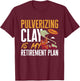 Trap Shooting Retirement Plan Clay Pigeon Shooting T-Shirt - T-Shirt | Maroon