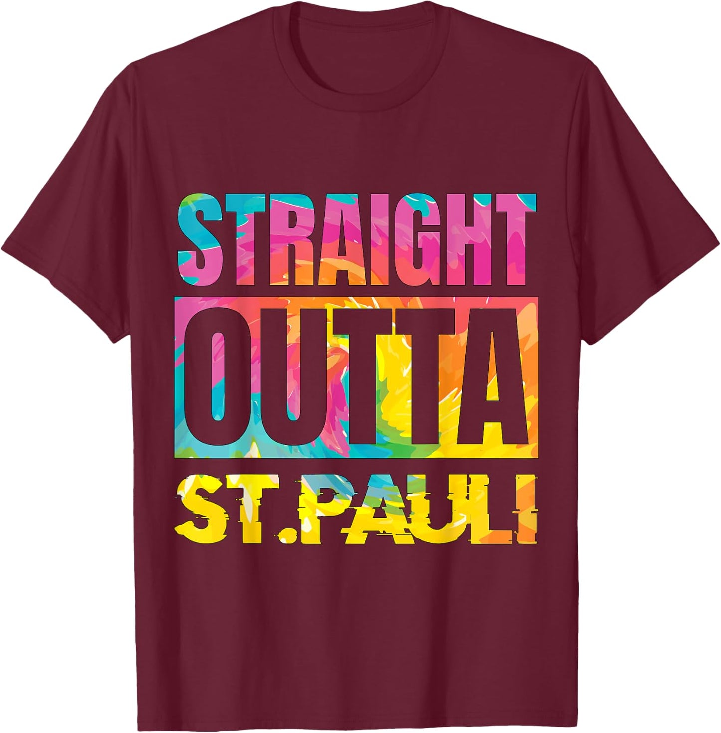 St. Pauli Heimat Paulianer T-Shirt - T-Shirt | Maroon