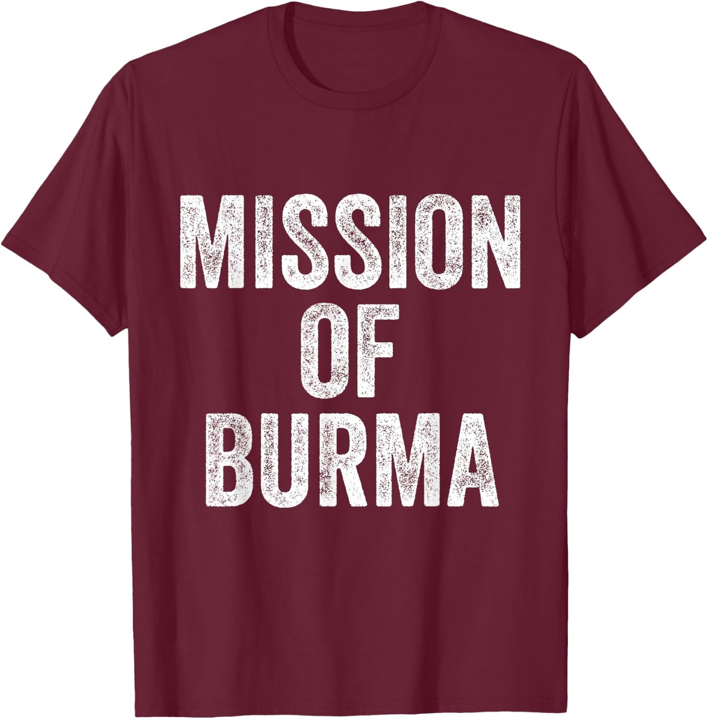 Mission of Burma Retro T-Shirt - T-Shirt | Maroon