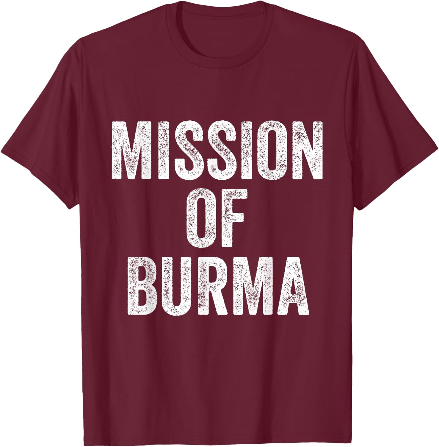 Mission of Burma Retro T-Shirt - T-Shirt | Maroon