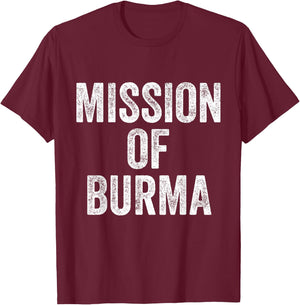 Mission of Burma Retro T-Shirt - T-Shirt | Maroon