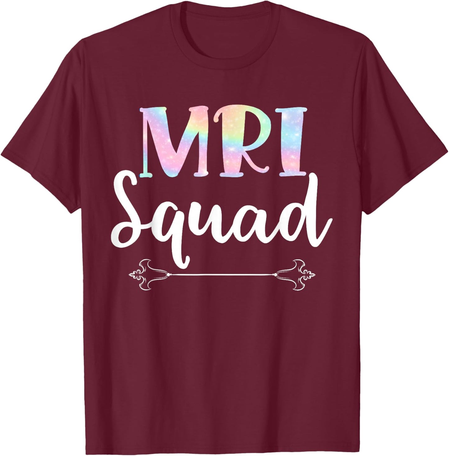MRI Squad MRI Scan Tech Radiology Red Technician Medical T-Shirt - T-Shirt | Maroon