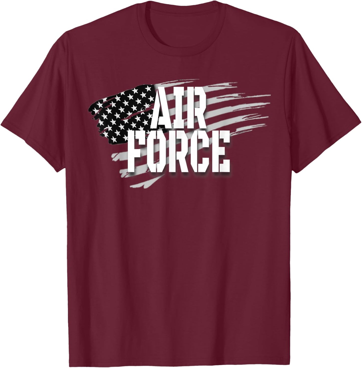 Air Force Memorial Day Veterans Day 4th of July Military T-Shirt - T-Shirt | Maroon
