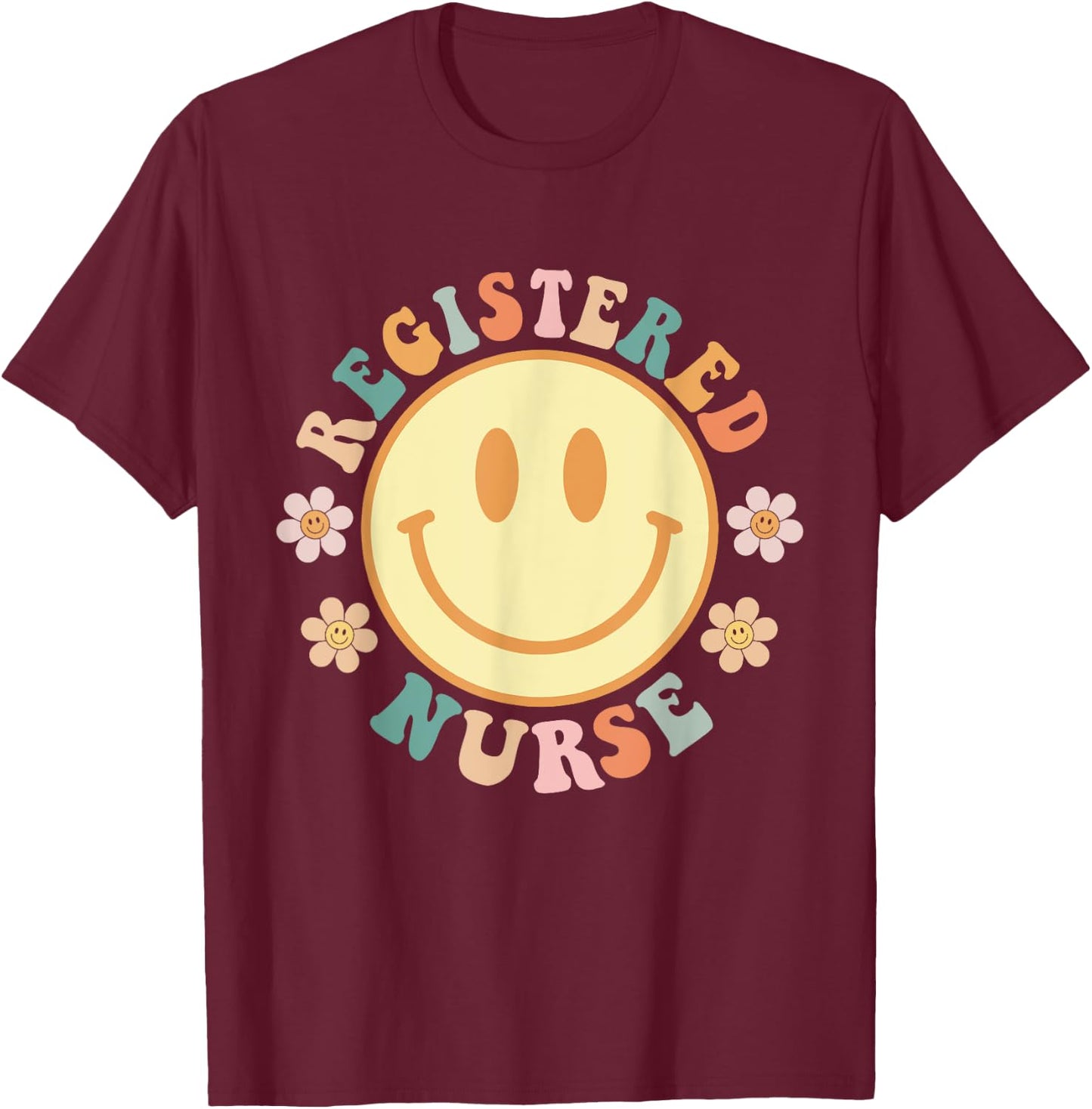 RN Nurse Registered Nurse Nursing School Women T-Shirt - T-Shirt | Maroon