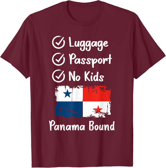 Panama Travel Panamanian Trip Panama Vacation T-Shirt - T-Shirt | Maroon