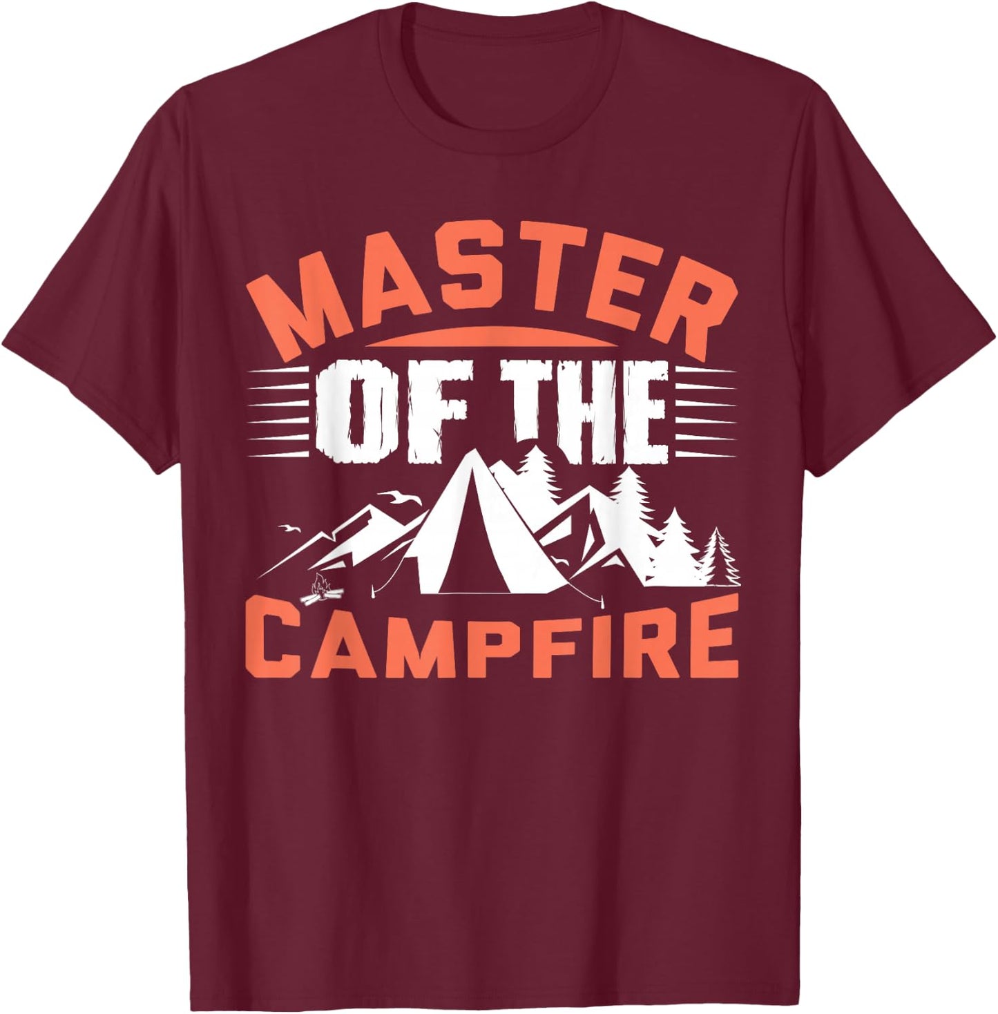 Master Of The Campfire T-Shirt - T-Shirt | Maroon