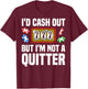Funny Casino Designs Women Gambling Game Players T-Shirt - T-Shirt | Maroon