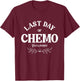 Last Day Of Chemo God Is Faithful | Cancer Awareness T-Shirt - T-Shirt | Maroon