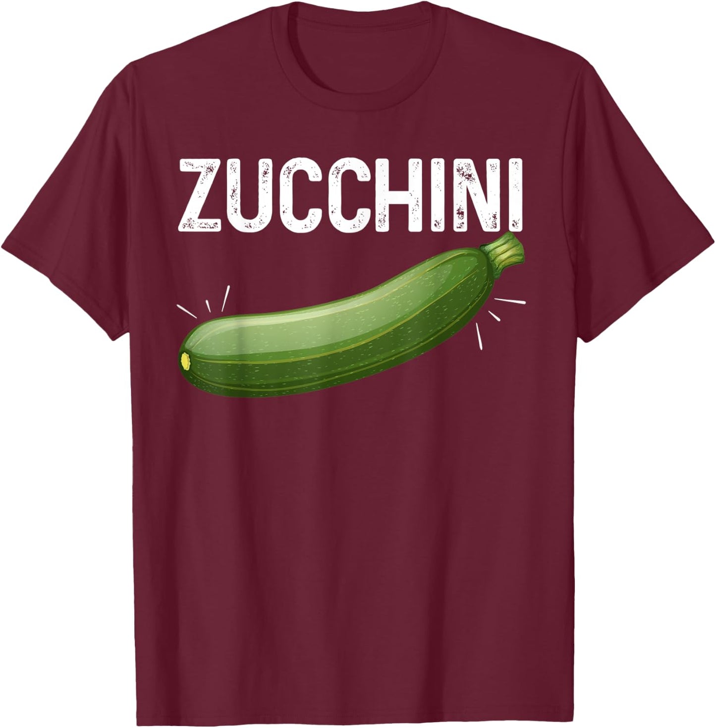 I Love Zucchini Organic Healthy Eating Zucchini Lovers T-Shirt - T-Shirt | Maroon